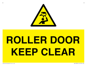 ROLLER DOOR KEEP CLEAR